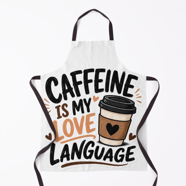 Artikelvorschau, Caffeine Is My Love Language | Funny Coffee Lover Quote entworfen und verkauft von Pooch & Print Co..
