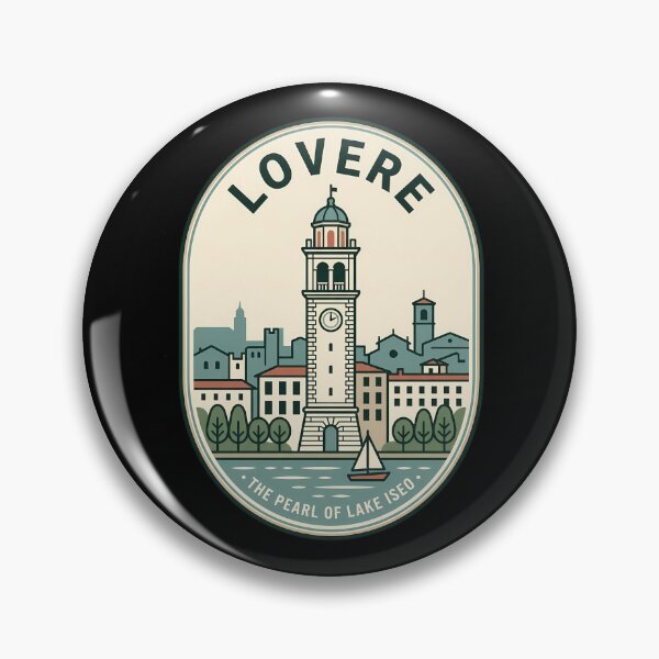Item preview, Lovere Italy Vintage Travel Emblem Lake Iseo designed and sold by k3rstman1.