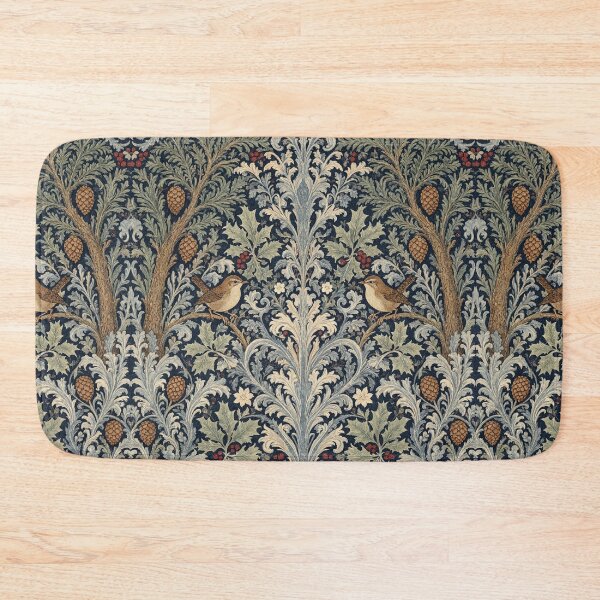 Item preview, Beautiful William Morris nature with birds inspired pattern design tapestry lovely designed and sold by Vintage Designs +.