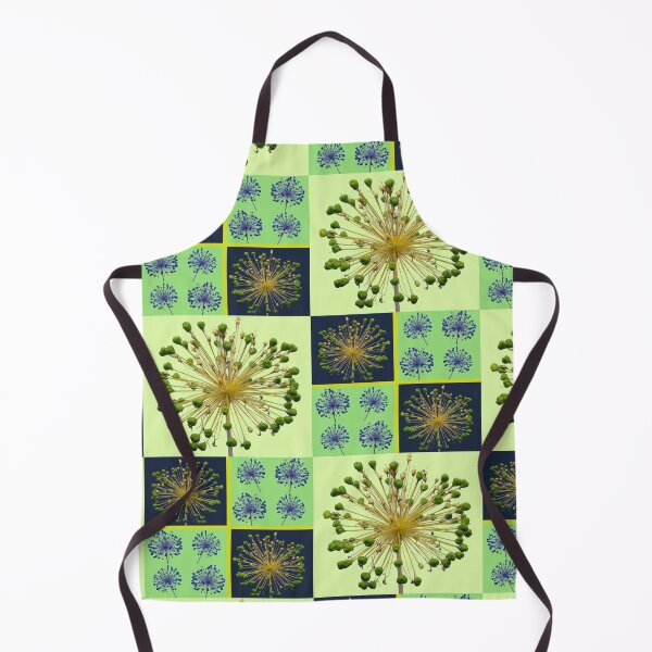 Item preview, Allium Flower Seed Head Macro Photo Collage designed and sold by JurateArt-DK.
