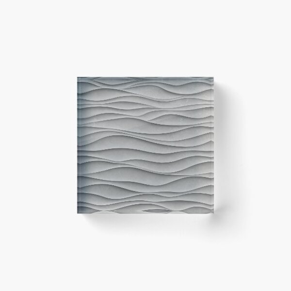 Item preview, Minimalist Gray Wave 3D Texture Pattern designed and sold by Aimaniia666.