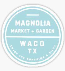 Magnolien-Markt Blau Sticker