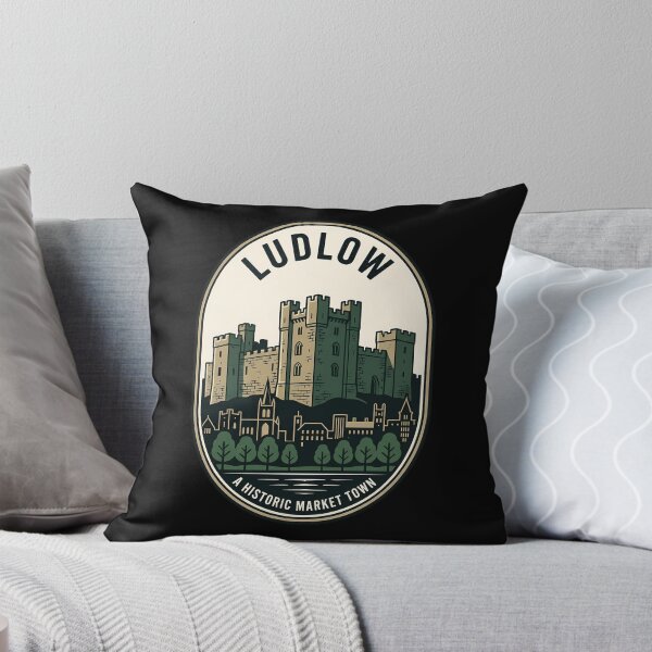 Item preview, Historic Ludlow Castle Vintage Travel Emblem Shropshire designed and sold by k3rstman1.
