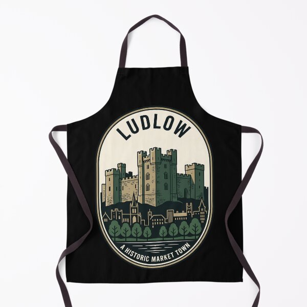 Item preview, Historic Ludlow Castle Vintage Travel Emblem Shropshire designed and sold by k3rstman1.