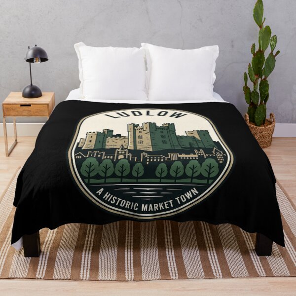 Item preview, Historic Ludlow Castle Vintage Travel Emblem Shropshire designed and sold by k3rstman1.
