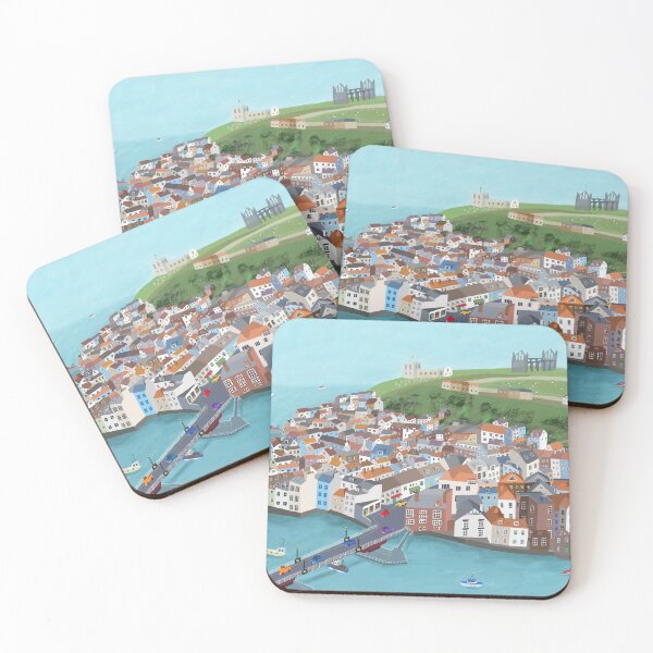 Item preview, Whitby, Reino Unido, ciudad costera por la artista Carla Daly designed and sold by Carla Daly.