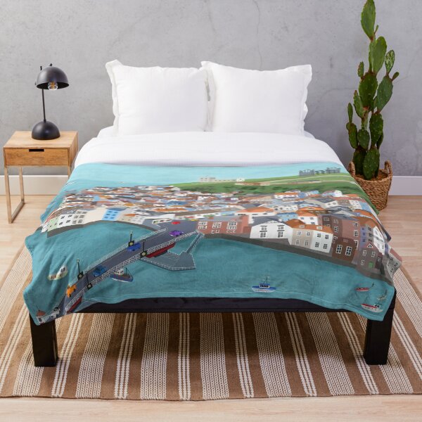 Item preview, Whitby, United Kingdom, Seaside Town by Artist Carla Daly designed and sold by Carla Daly.