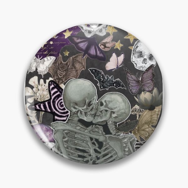 Item preview, Purple Skeleton and Butterfly Collage designed and sold by Mini-Flags.