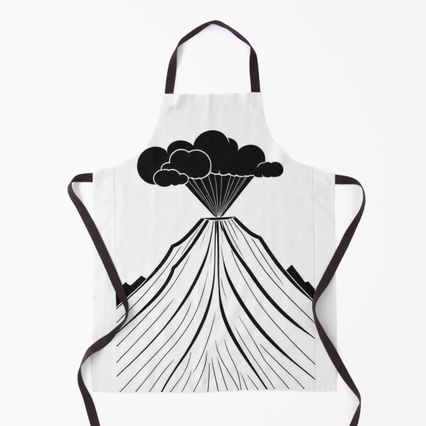 Item preview, Art - Stylized Volcano, Ukiyo-e Influence designed and sold by Reverso-Design.