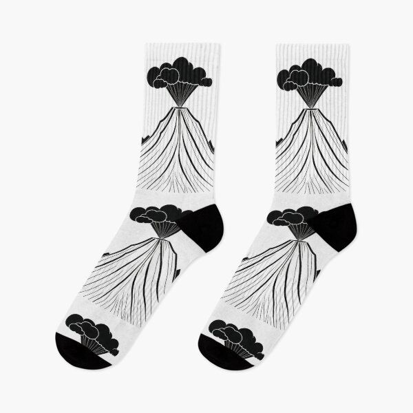 Item preview, Art - Stylized Volcano, Ukiyo-e Influence designed and sold by Reverso-Design.