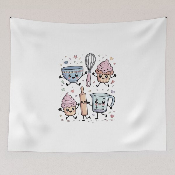 Item preview, Kawaii Baking Kitchen Tools designed and sold by jkrphoto.