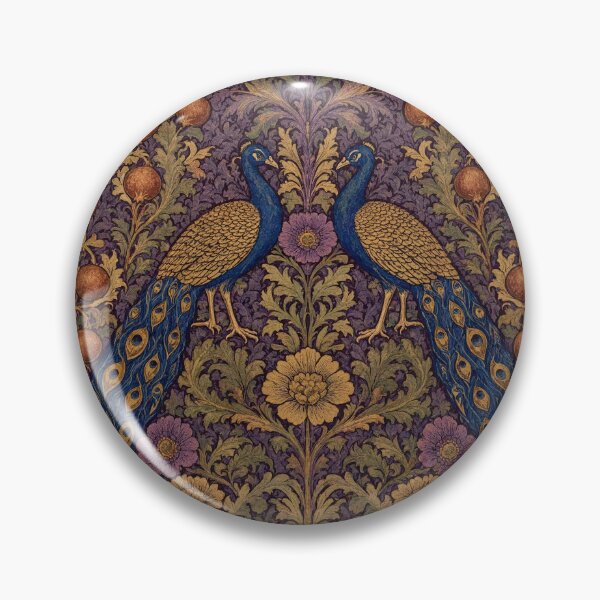 Item preview, Beautiful William Morris nature with birds inspired pattern design tapestry lovely designed and sold by Vintage Designs +.