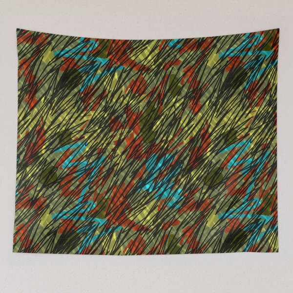 Item preview, Abstract Scribble Pattern –  Brush Strokes, Modern Urban Graffiti Texture designed and sold by Skryp-art.