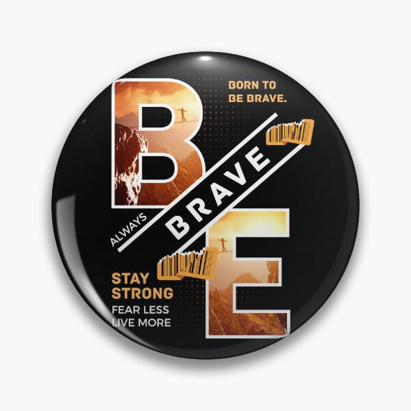 Item preview, Born to Be Brave | Inspirational Quote Gifts For Brave People designed and sold by BrokenLabel.