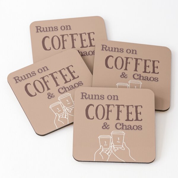 Item preview, Runs on coffee & chaos designed and sold by Krishnacre8.