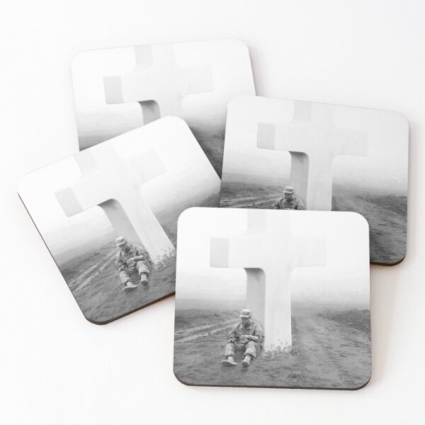 Item preview, No Man's Cross Black and White designed and sold by DanWallis.