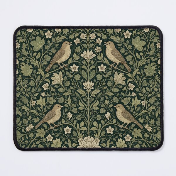Item preview, Beautiful William Morris nature with birds inspired pattern design tapestry lovely designed and sold by Vintage Designs +.