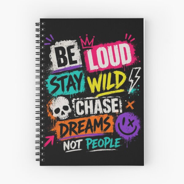 Item preview, Be Loud Stay Wild – Graffiti Dream Art designed and sold by Dogandesighn.