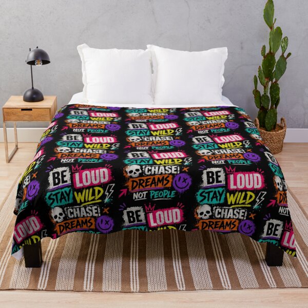 Item preview, Be Loud Stay Wild – Graffiti Dream Art designed and sold by Dogandesighn.