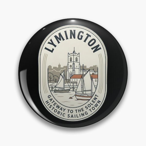 Item preview, Lymington Sailing Town Vintage Travel Emblem Solent designed and sold by k3rstman1.