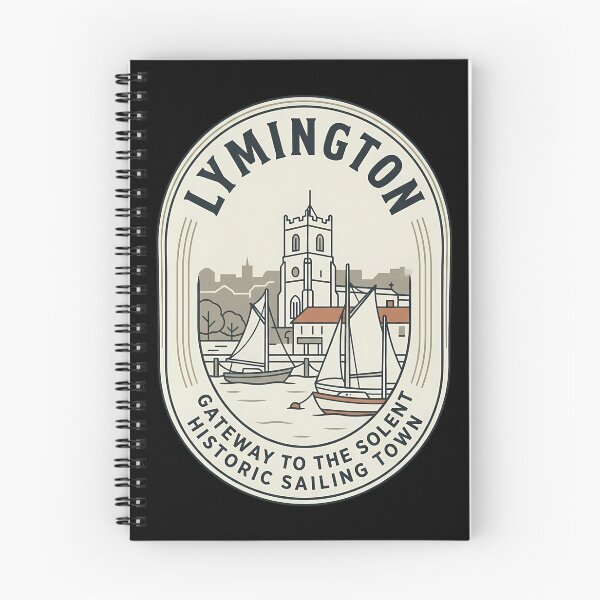 Item preview, Lymington Sailing Town Vintage Travel Emblem Solent designed and sold by k3rstman1.