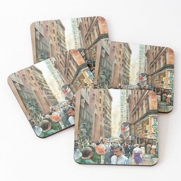Item preview, Downtown Summer designed and sold by RCWatercolours.