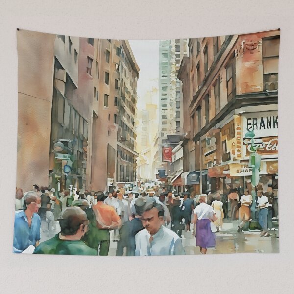 Item preview, Downtown Summer designed and sold by RCWatercolours.