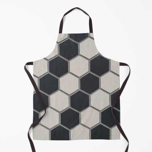 Item preview, Black and White Hexagon Mosaic Tile Pattern designed and sold by Aimaniia666.