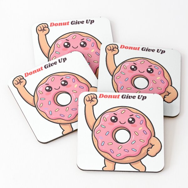 Item preview, Believe in Yourself Donut Give Up - Motivational Donut Pun Design designed and sold by laughingshirts.