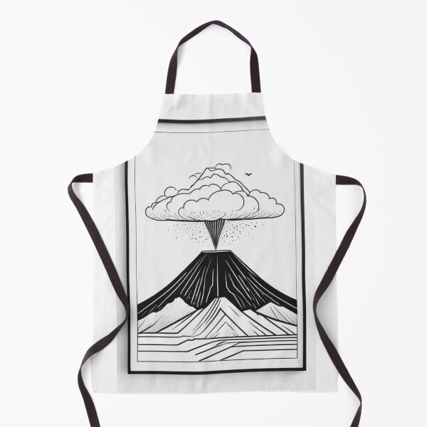 Artikelvorschau, Art - Volcanic Landscape, Japanese Ukiyo-e Aesthetic entworfen und verkauft von Reverso-Design.