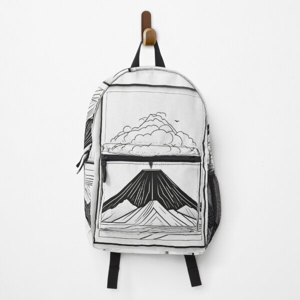 Item preview, Art - Volcanic Landscape, Japanese Ukiyo-e Aesthetic designed and sold by Reverso-Design.