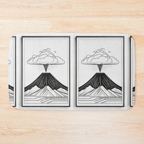 Item preview, Art - Volcanic Landscape, Japanese Ukiyo-e Aesthetic designed and sold by Reverso-Design.