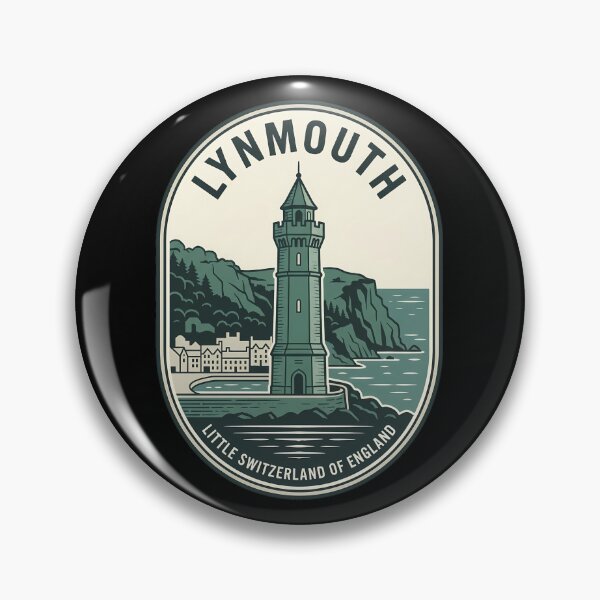 Item preview, Lynmouth England Little Switzerland Vintage Travel Emblem designed and sold by k3rstman1.