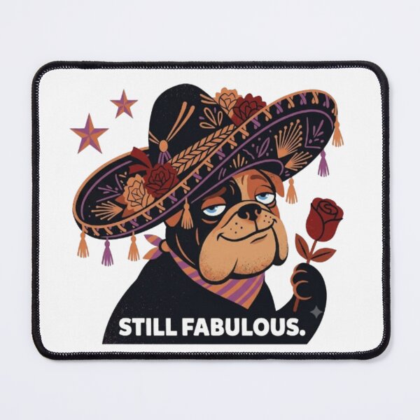 Item preview, Bulldog with a sombrero designed and sold by Snurly.