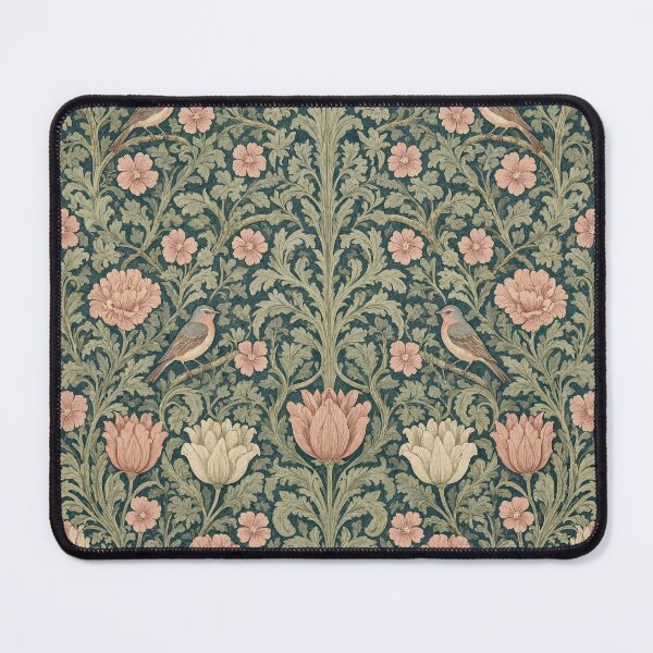 Item preview, Beautiful William Morris nature with birds inspired pattern design tapestry lovely designed and sold by Vintage Designs +.