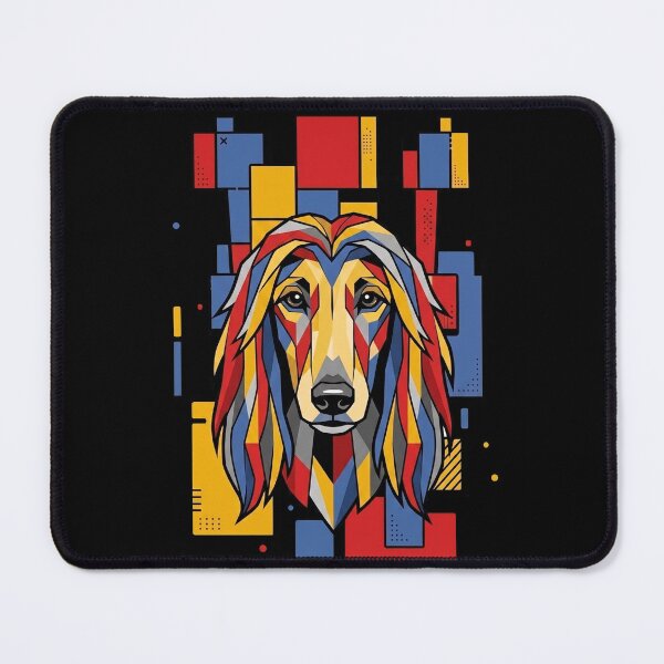 Item preview, Funny Afghan Hound Colorful Blocks Geometric Art Mom Dad Kids designed and sold by FurryHavenPH.