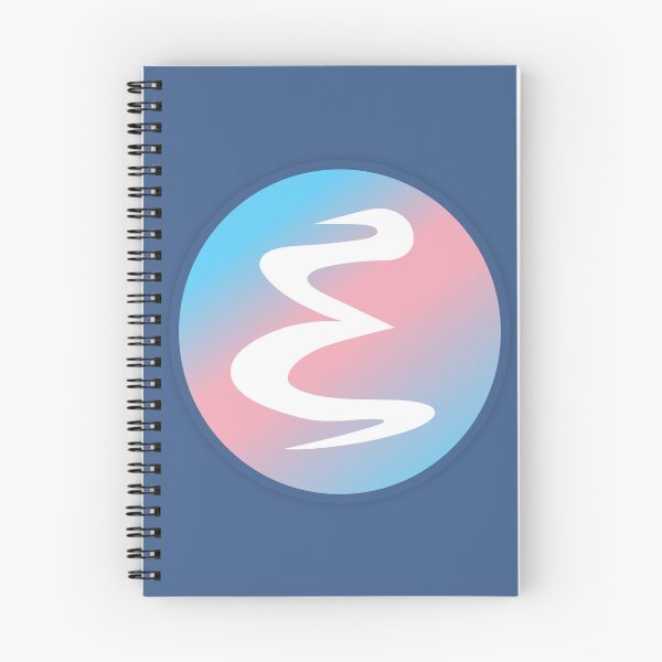 Aperçu de l'œuvre Logo Emacs, couleurs de la fierté trans créée et vendue par tomenzgg.