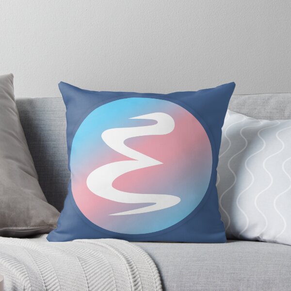 Item preview, Emacs logo, Trans pride colors designed and sold by tomenzgg.