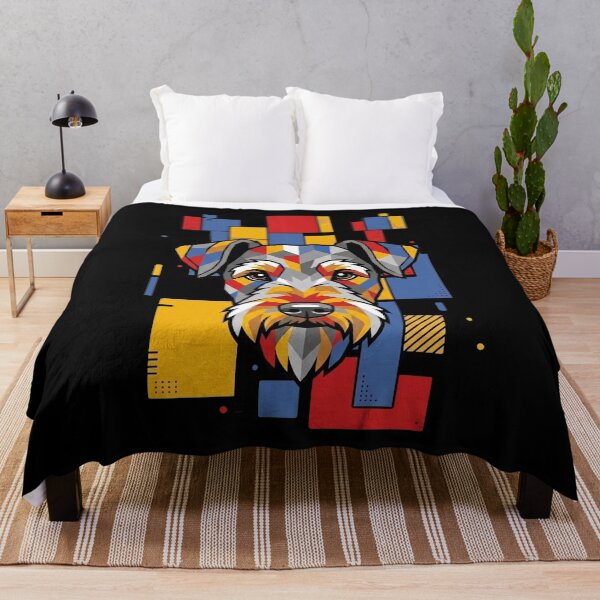 Item preview, Funny Airedale Terrier Colorful Blocks Geometric Art Mom Dad Kids designed and sold by FurryHavenPH.