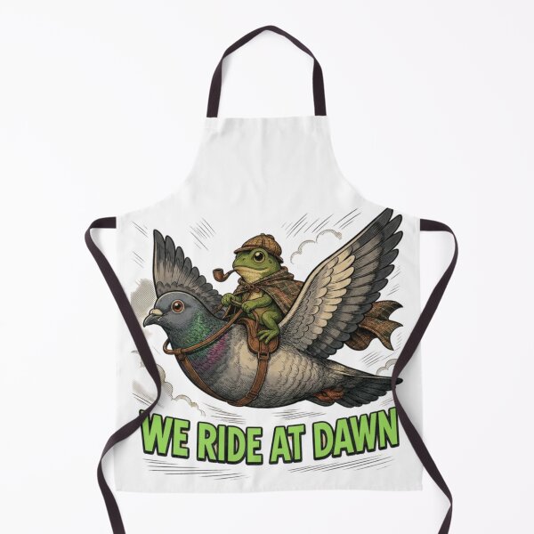 Item preview, We Ride At Dawn Frog Pigeon Adventure designed and sold by Nano-Threads.