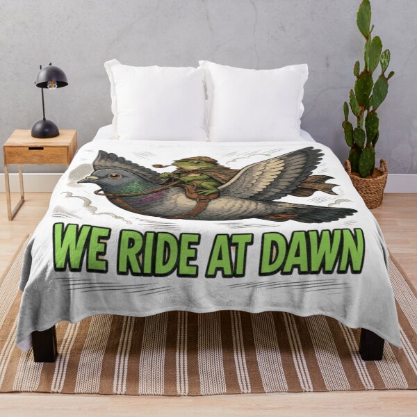 Item preview, We Ride At Dawn Frog Pigeon Adventure designed and sold by Nano-Threads.