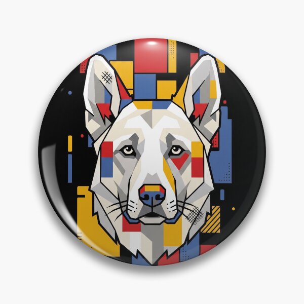 Item preview, Funny Akbash Colorful Blocks Geometric Art Mom Dad Kids designed and sold by FurryHavenPH.