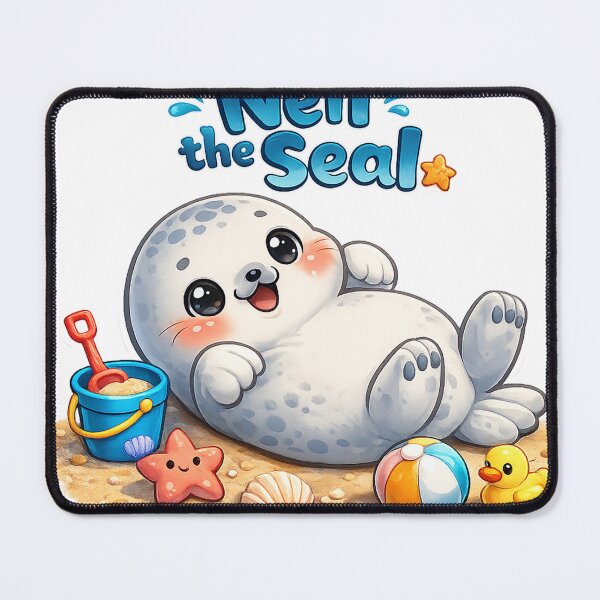 Item preview, Neil the Seal – Certified Beach Potato designed and sold by ucpstudio.