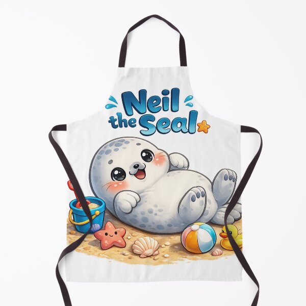 Item preview, Neil the Seal – Certified Beach Potato designed and sold by ucpstudio.