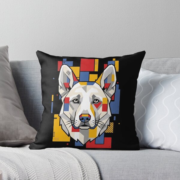 Item preview, Funny Akbash Colorful Blocks Geometric Art Mom Dad Kids designed and sold by FurryHavenPH.