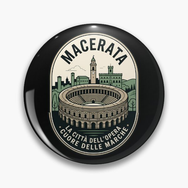 Item preview, Macerata Italy Vintage Travel Emblem designed and sold by k3rstman1.