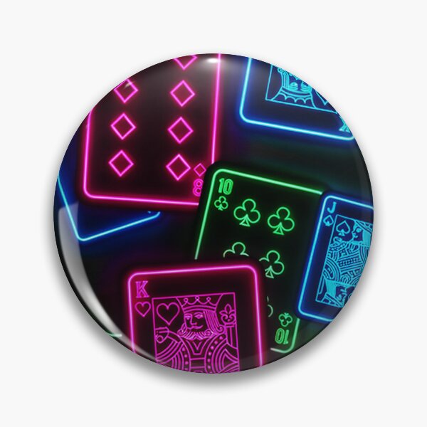 Item preview, Neon Playing Cards Arrangement designed and sold by Exodoi.