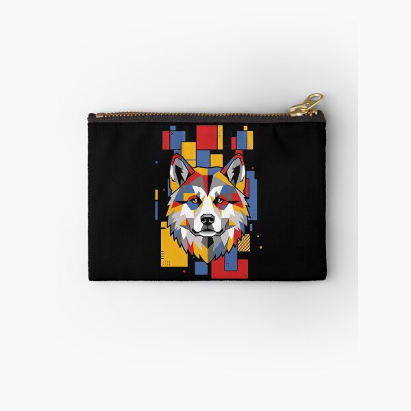 Item preview, Funny Akita Colorful Blocks Geometric Art Mom Dad Kids designed and sold by FurryHavenPH.