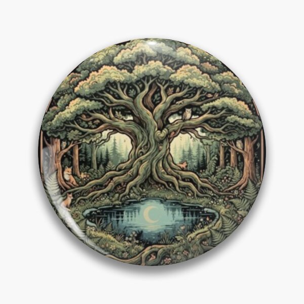 Item preview, Rooted in Nature – Mystical Tree Art designed and sold by Dogandesighn.