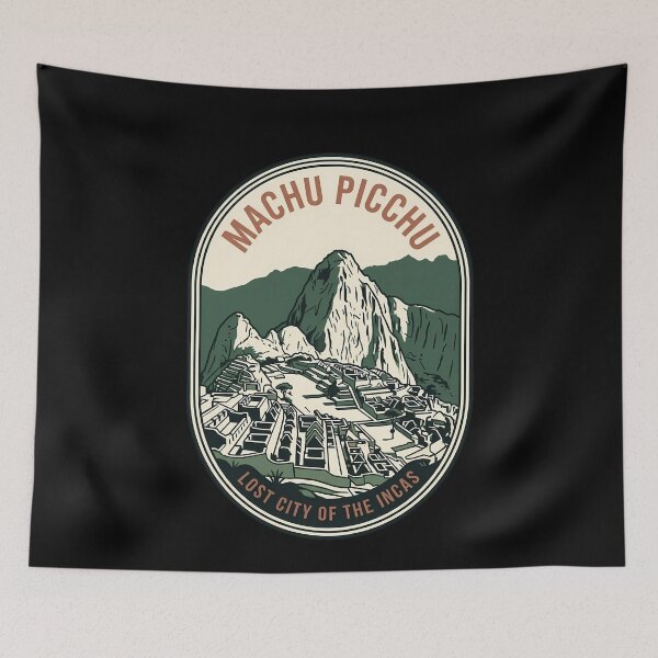 Item preview, Machu Picchu Peru Vintage Travel Emblem Inca City designed and sold by k3rstman1.